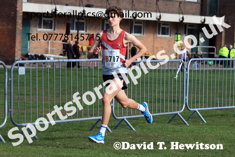 Mens Under-18s 2026 Northern Cross Country Relays, Graves Park, Sheffield. Photo: David T. Hewitson/Sports for All Pics